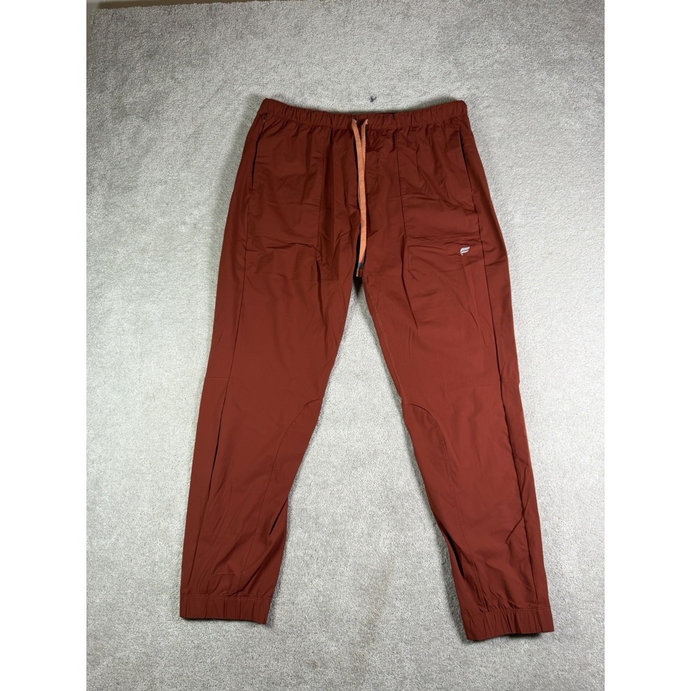 Fabletics Men's Burnt Orange Drawstring The One Jogger Men's Size XL Regular